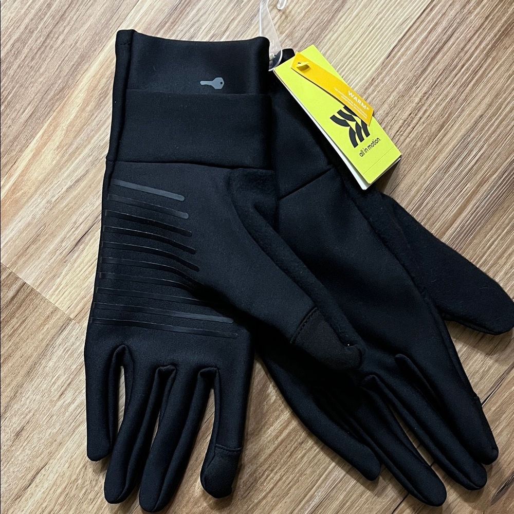 All in Motion Black Men's Gloves